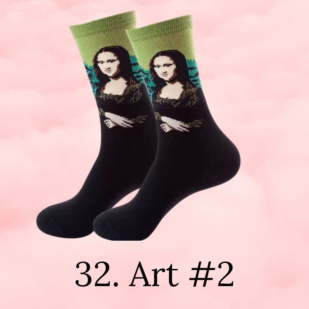 🧦 Chaussettes imprimées Pop 🧦