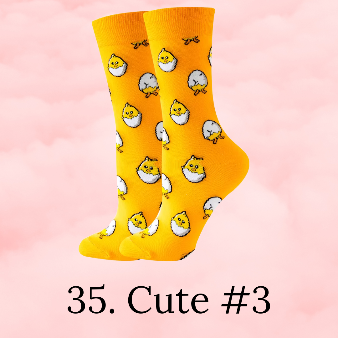 🧦 Chaussettes imprimées Pop 🧦