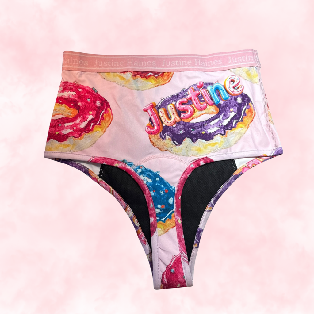 Cheeky Menstruelle Taille Haute Gainante (Brésilienne) 🍩 Beigne Sucré  ✨🍬