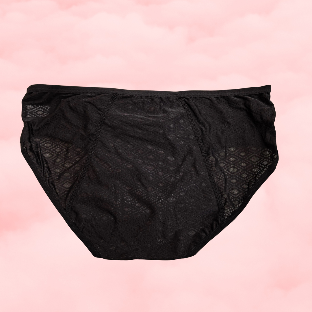 🖤 Asymmetric Mesh Period Hipster – Classic Black 🖤