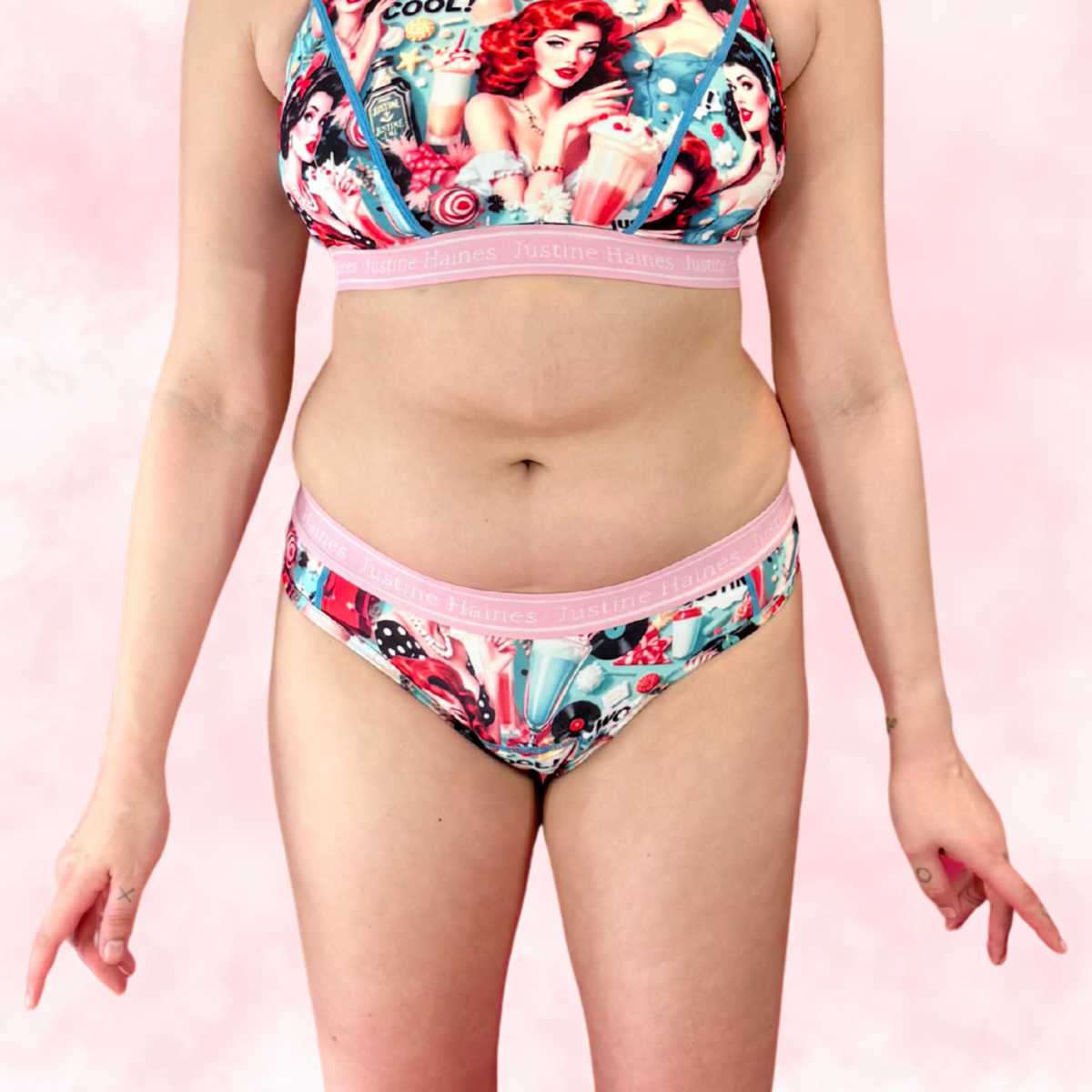 Classic Hipster Period Undie 😎 Retro POP 🥤 🍨