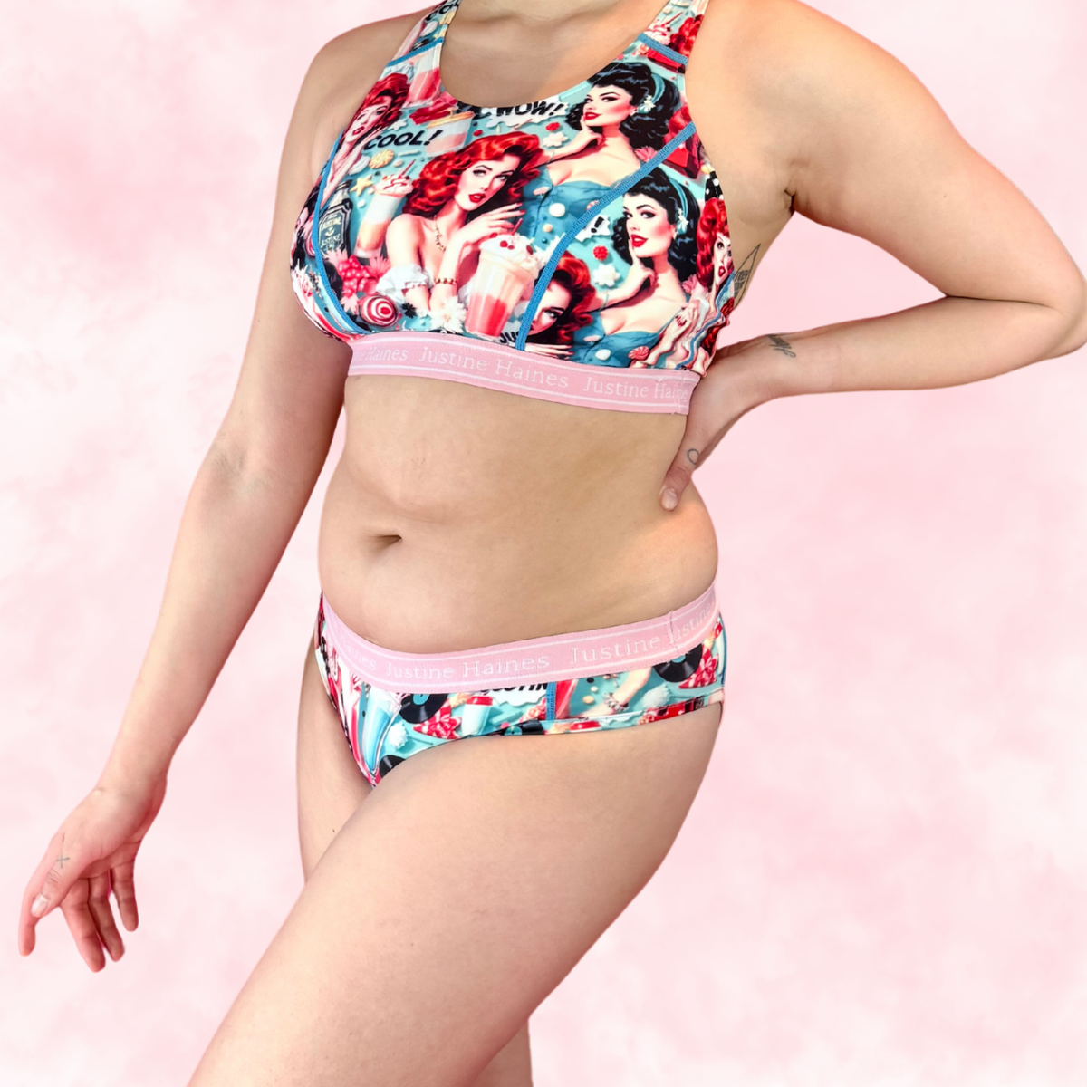 Classic Hipster Period Undie 😎 Retro POP 🥤 🍨