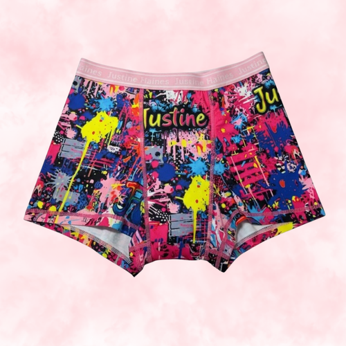 BoxerBriefs Classic Period BoyShort ⚡️🖤 GRAFFITI 1980 💥🎨