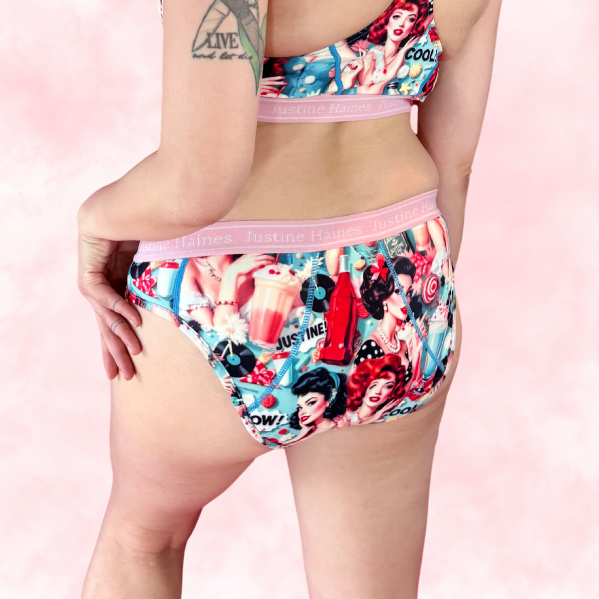 Classic Hipster Period Undie 😎 Retro POP 🥤 🍨
