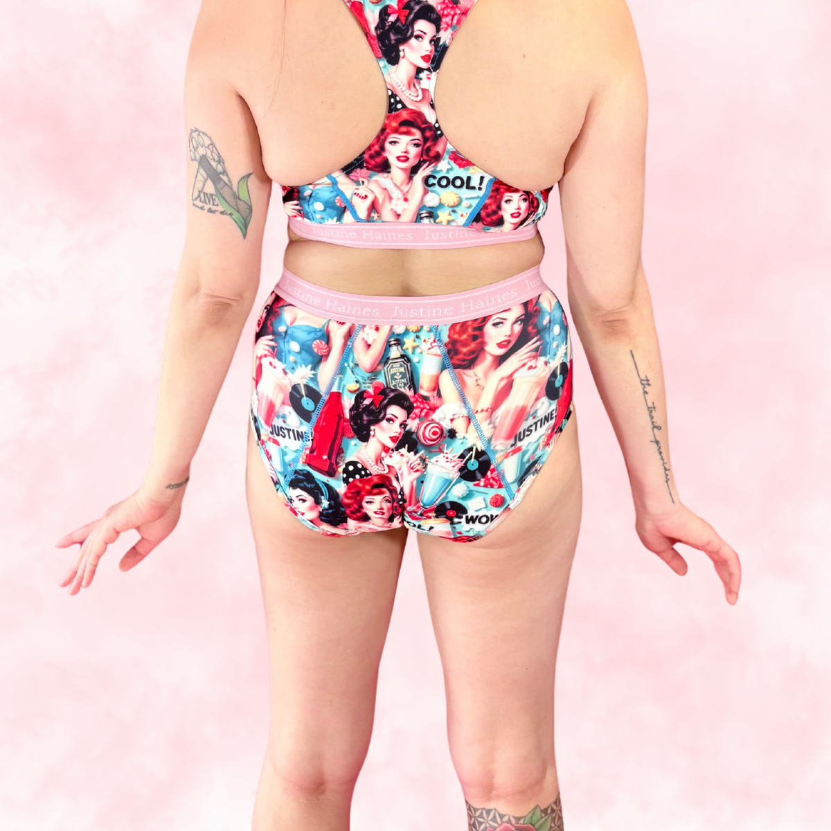 High-Rise Classic Period Undie 😎 Retro POP 🥤 🍨