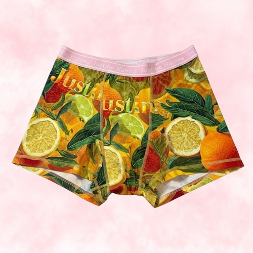 BoxerBriefs Classic Period BoyShort  ☀️✨Citrus Crush 🍊💛