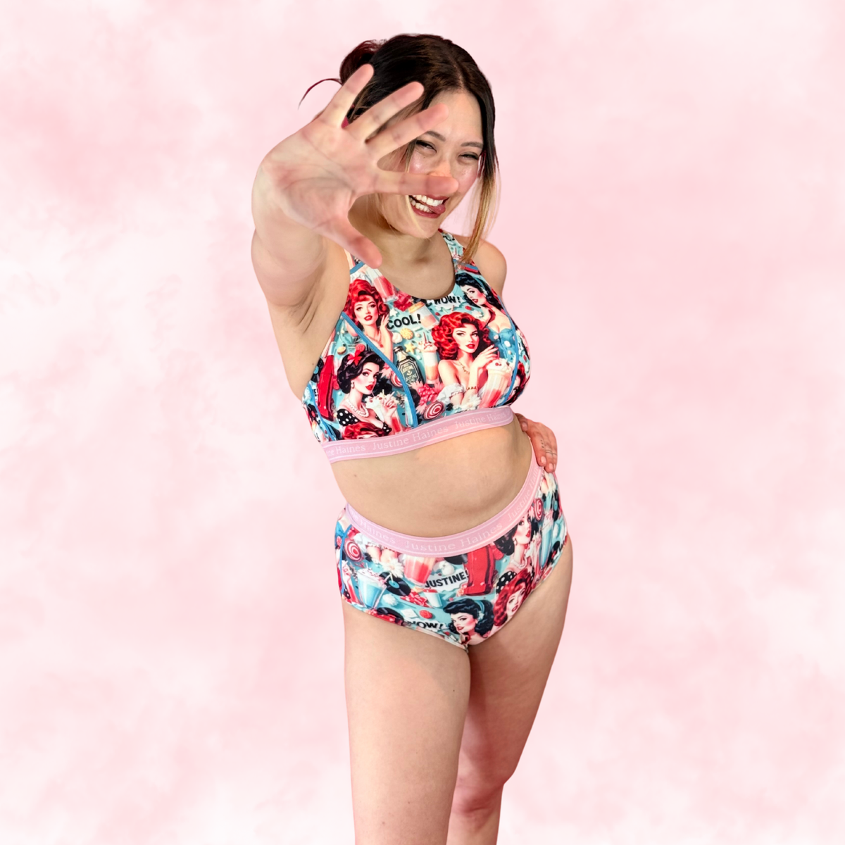 High-Rise Classic Period Undie 😎 Retro POP 🥤 🍨