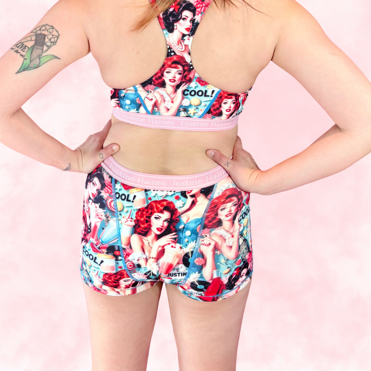 BoxerBriefs Classic Period BoyShort 😎 Retro POP 🥤 🍨
