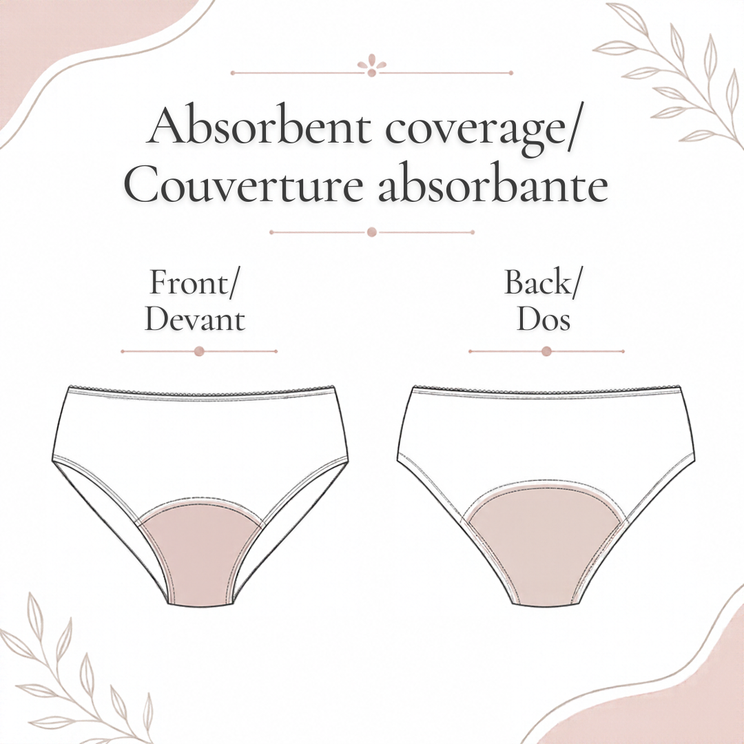 Culotte Menstruelle Taille Basse  – Délice de Beignes 🍩