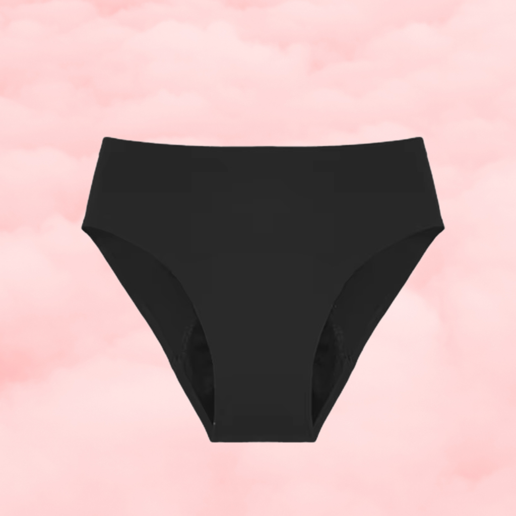 🖤 Seamless High-Rise Period Underwear Classic Black