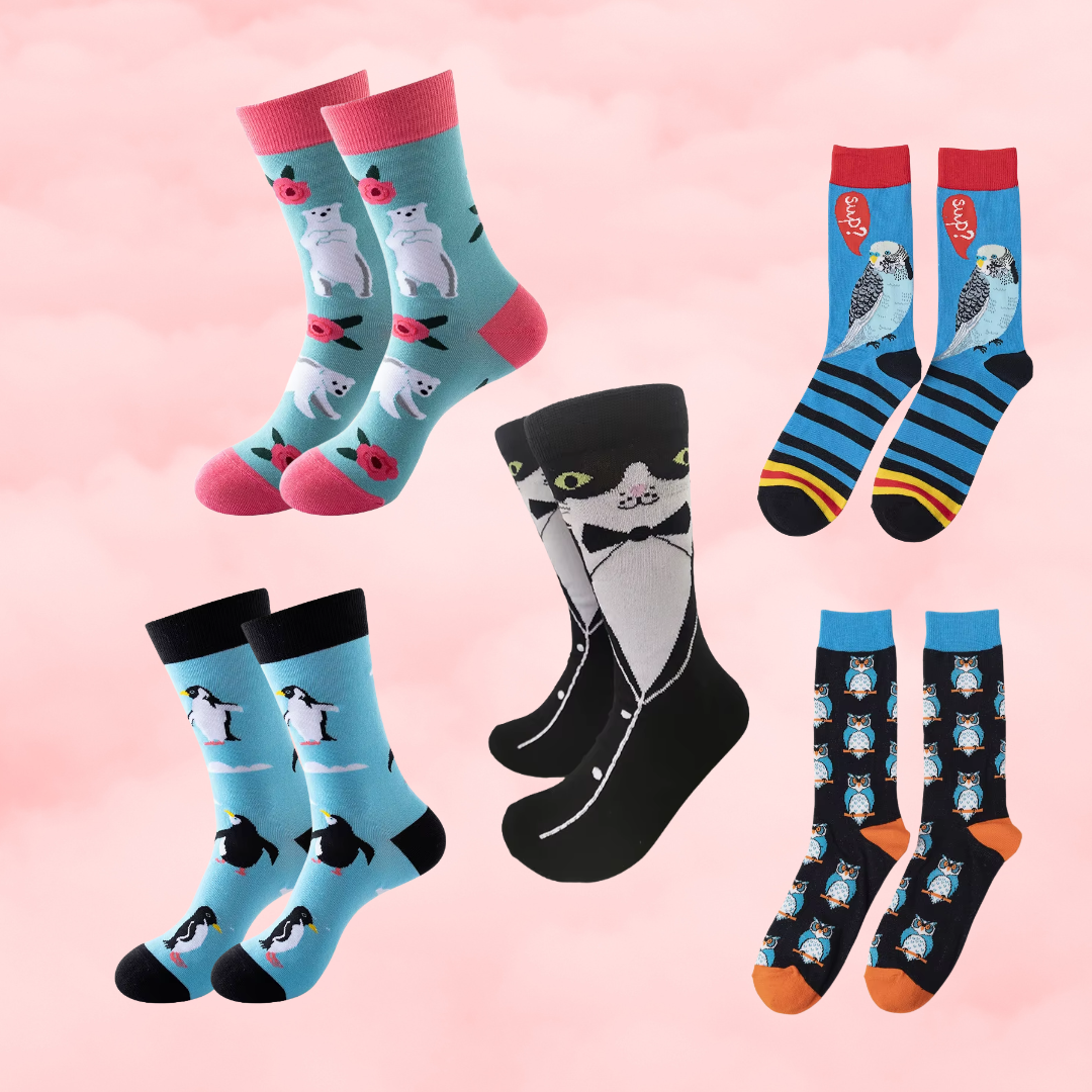 🧦 Chaussettes imprimées Surprise🧦