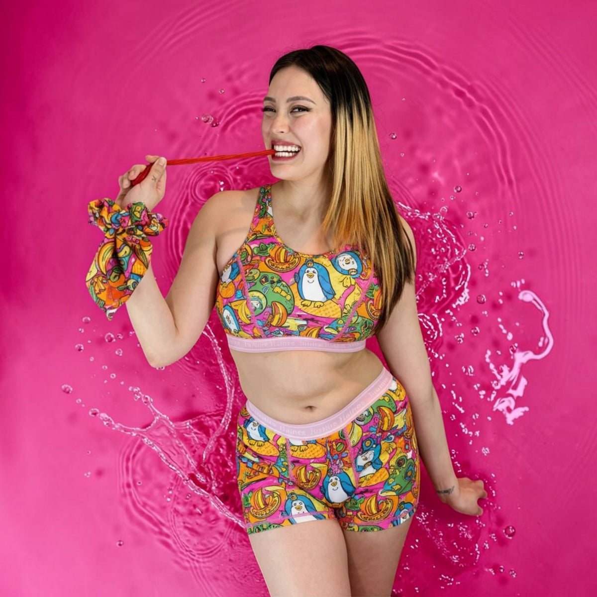 Short Menstruel en imprimé POP ART COOL 4XL