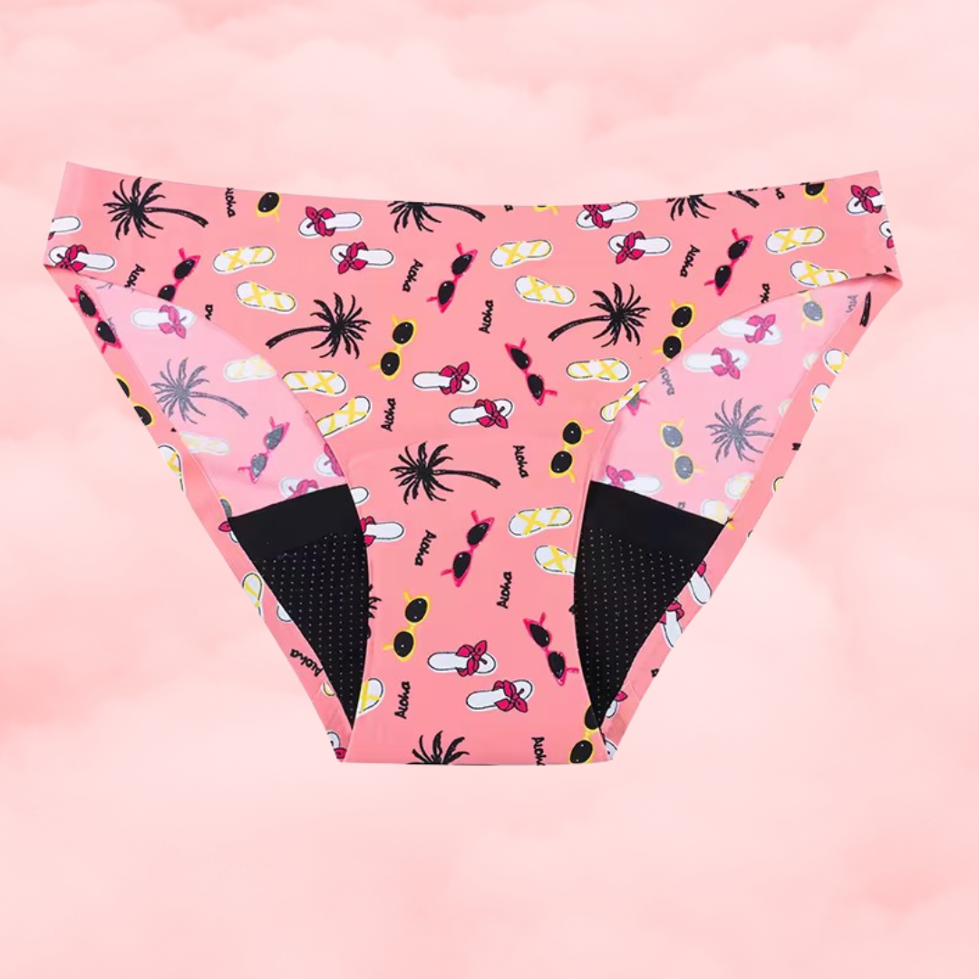 Aloha Low-Rise Period Underwear 🌴☀️