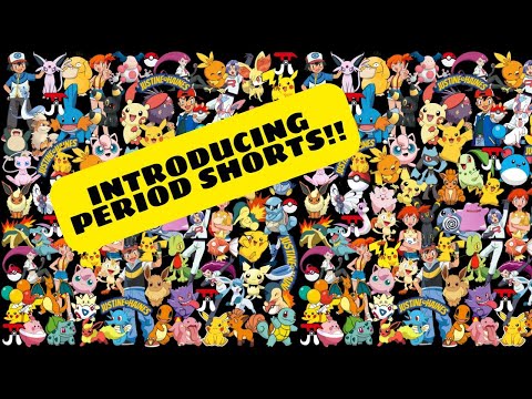 Period Shorts in Cartoon Print 🔴⚪