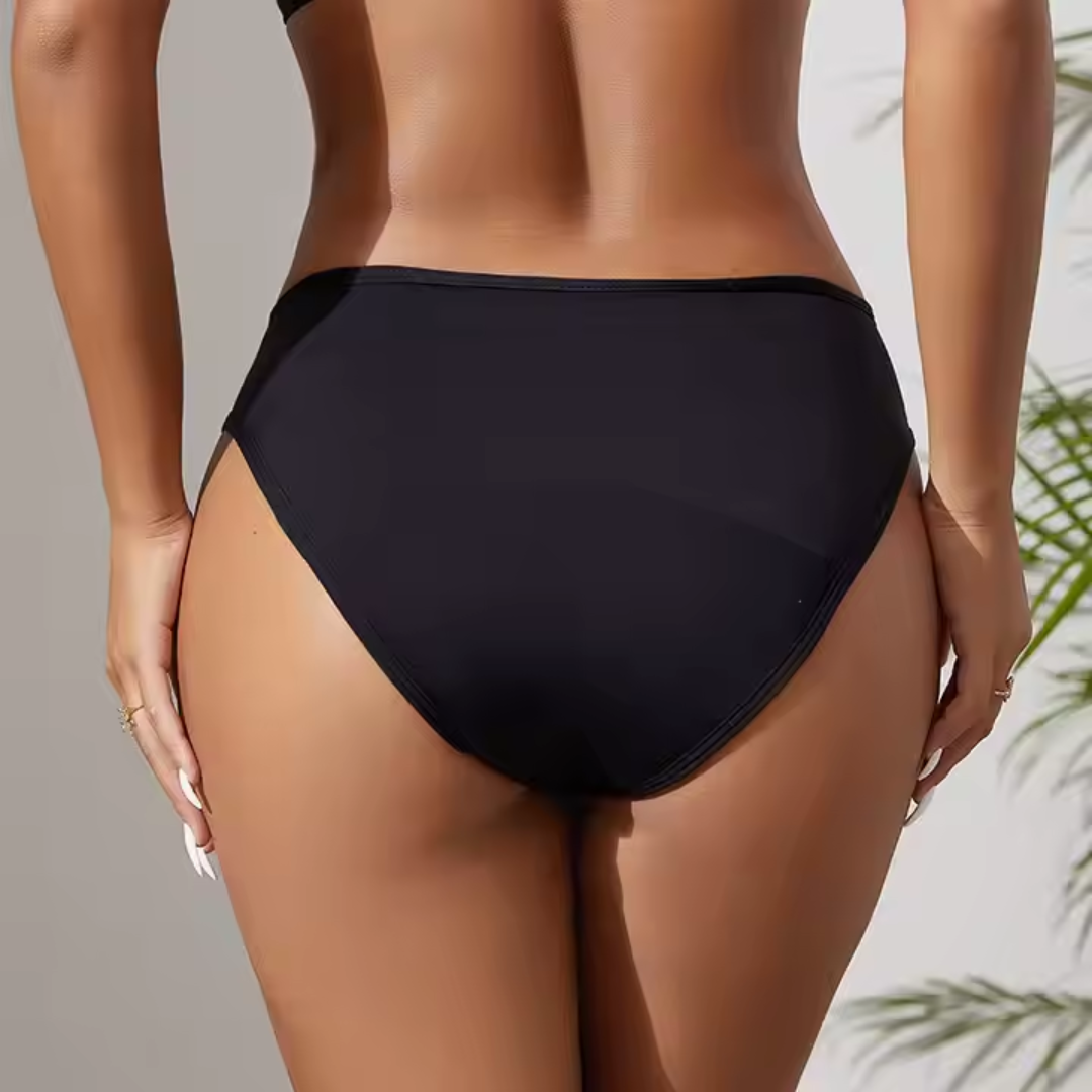 🖤 CLASSIC Black Bikini Bottom Period Swimwear
