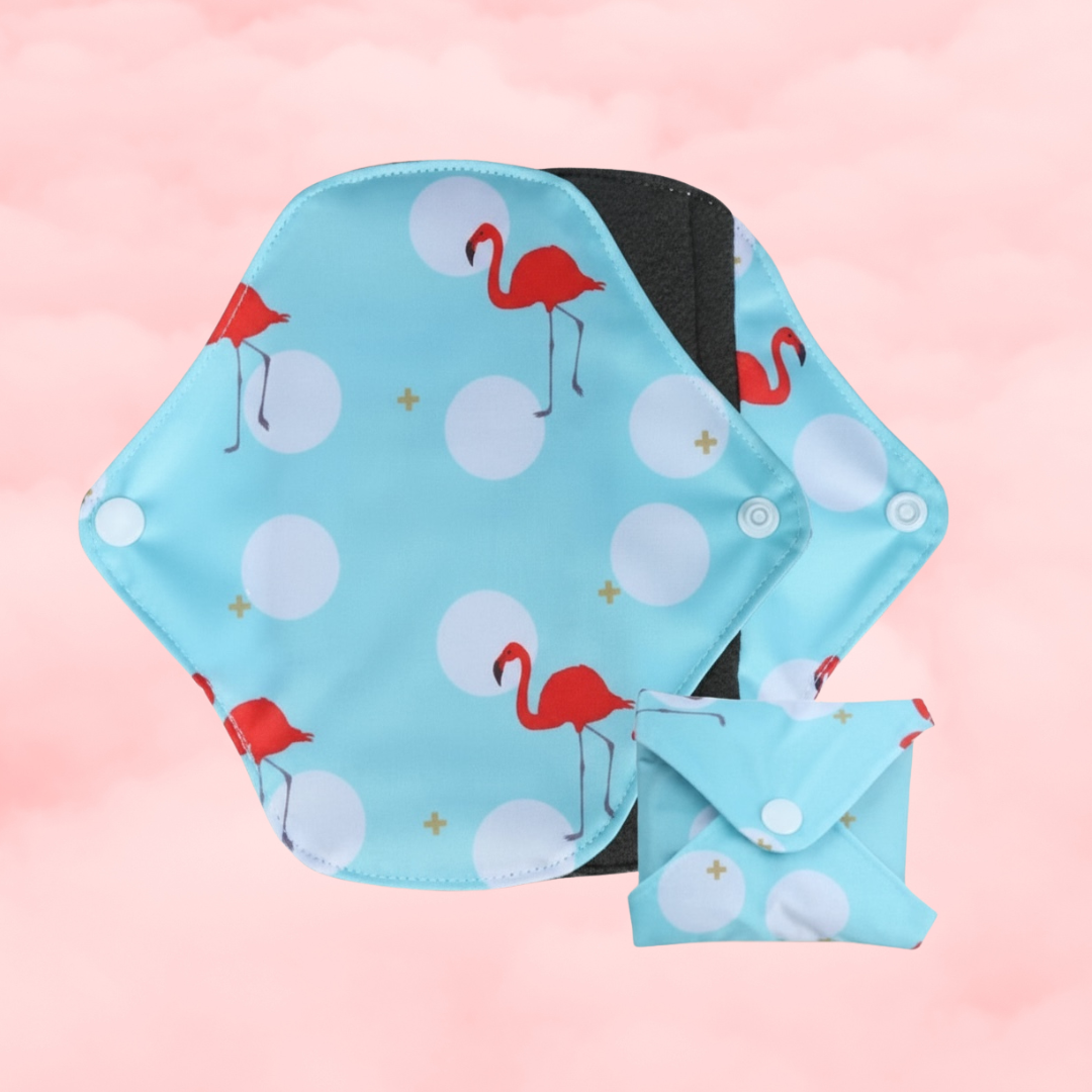 🎁 Printed Bamboo Menstrual Pads – Reusable • Leak-Proof • Cute Prints