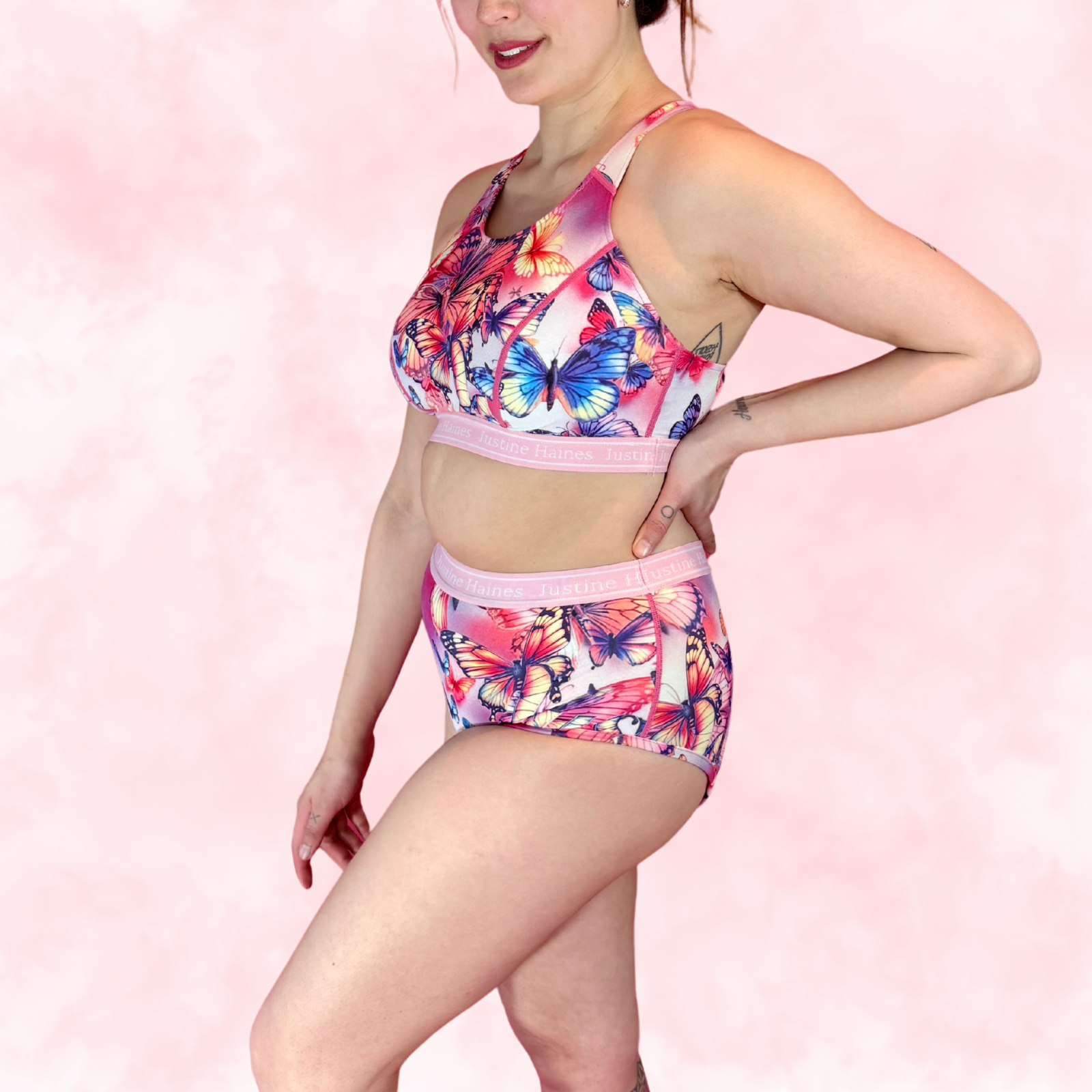 High-Rise Classic Period Undie 🦋 Butterfly Dreams ✨💗