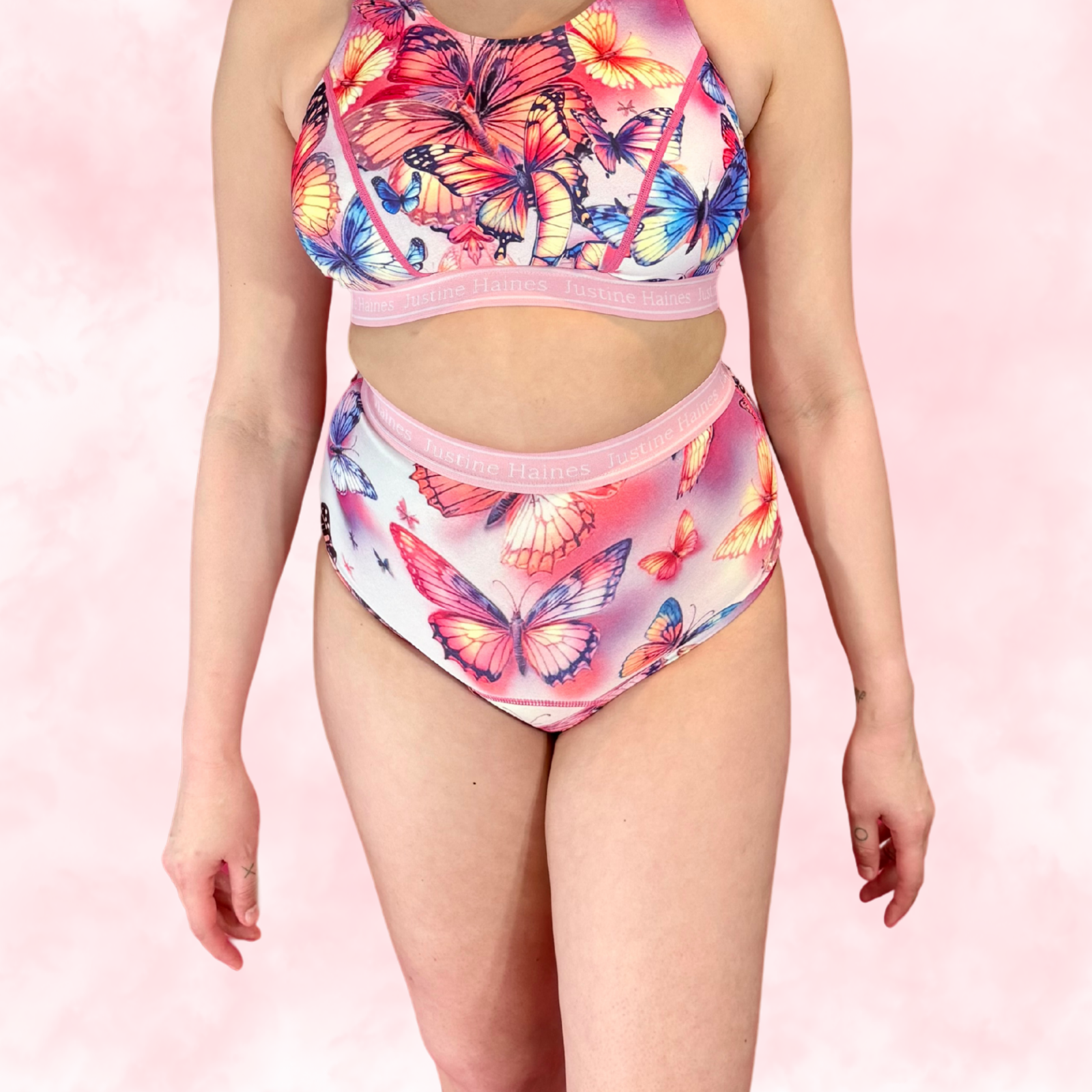 High-Rise Classic Period Undie 🦋 Butterfly Dreams ✨💗