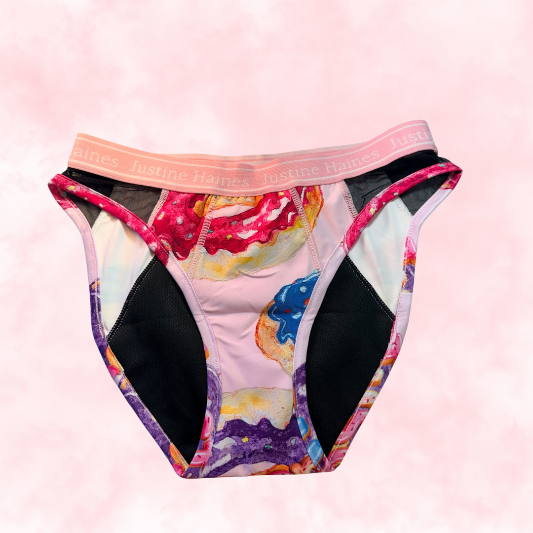 Hipster Period Undie with MESH 🍩 Sugar Donut ✨🍬