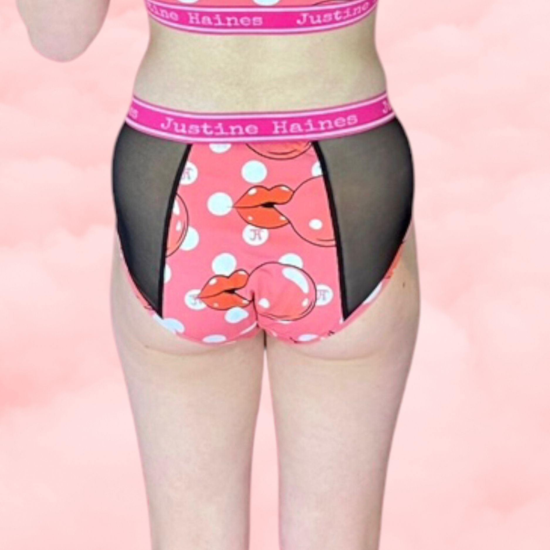 Wear Thongs on your Period! Hot Pink Pop Art – Justine Haines