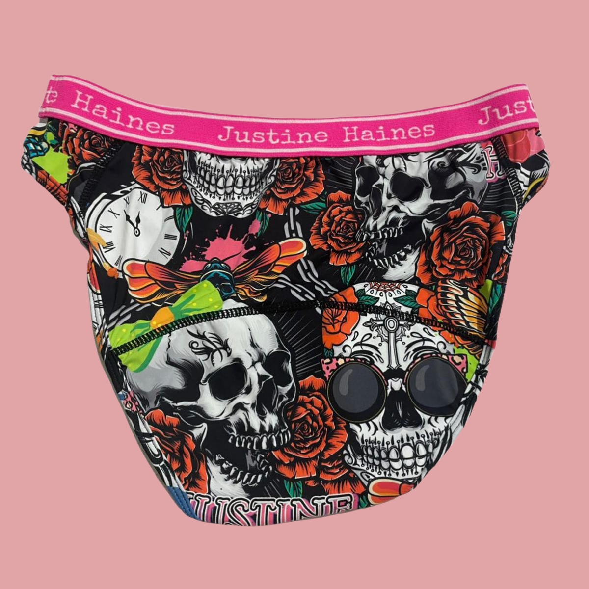 https://www.justinehaines.com/products/adorable-low-rise-fashion-print-period-panties-in-skulls-roses