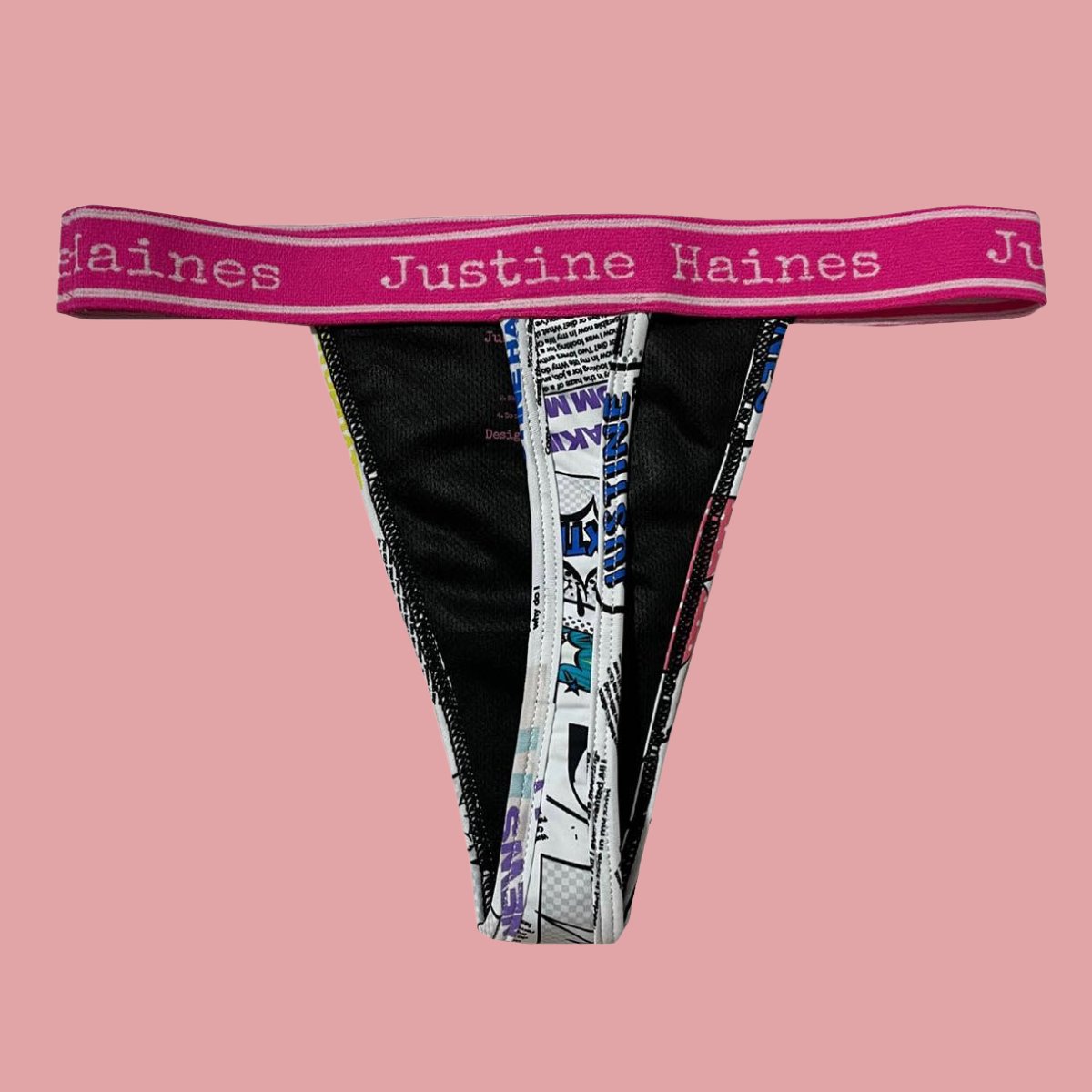https://www.justinehaines.com/products/wear-thongs-on-your-period-fashion-newspaper-print