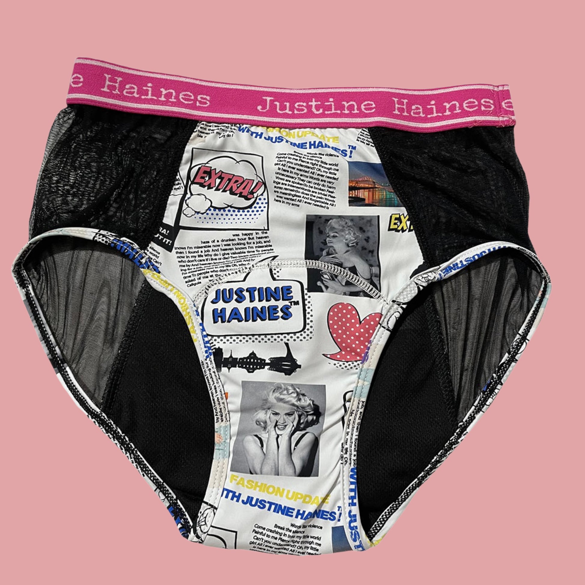 https://www.justinehaines.com/products/highrise-briefs-with-side-peek-a-boo-see-through-mesh-in-fashion-newspaper-print