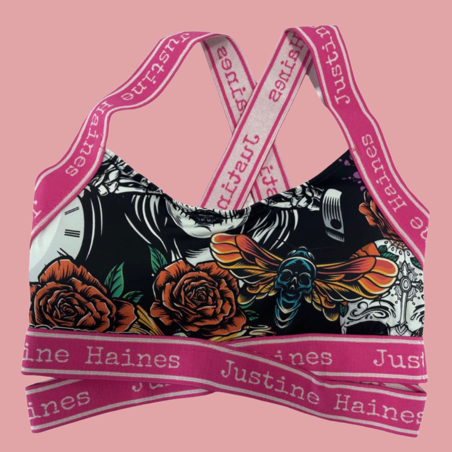 https://www.justinehaines.com/products/sweetheart-crosscross-strappy-bra-top-in-skulls-roses